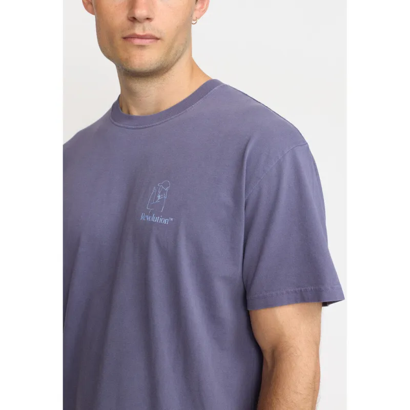Printed T-shirt / 1389 WAL - Dustpurple sold by Revolution