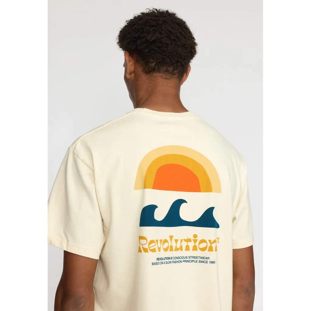 Printed T-shirt / 1394 DOW - Offwhite sold by Revolution product image thumbnail 2