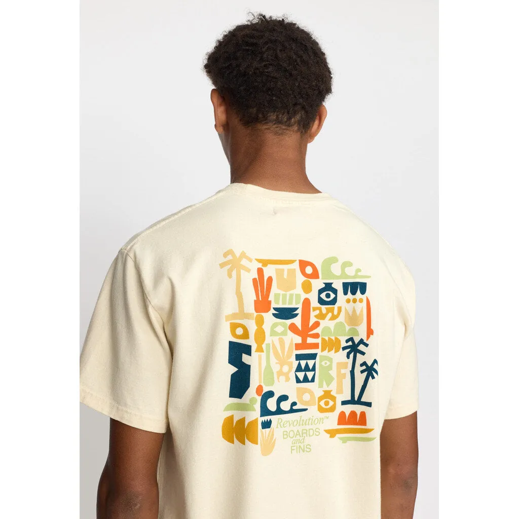 Printed T-shirt / 1394 FIN - Offwhite sold by Revolution product image thumbnail 2