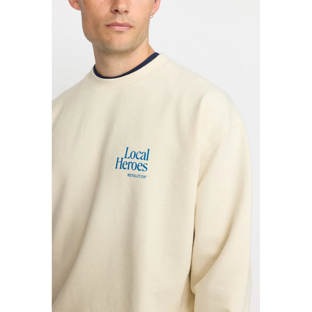 Printed Crewneck / 2788 GRO - Offwhite sold by Revolution