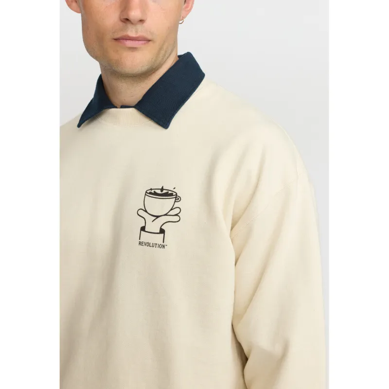 Printed Crewneck / 2788 ROA - Offwhite sold by Revolution