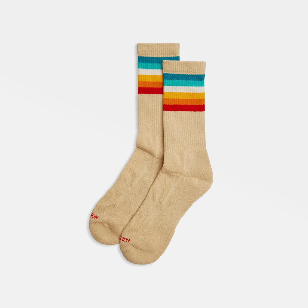 Jaquard Crew Sock / 8914 - Beige sold by Revolution product image thumbnail 2