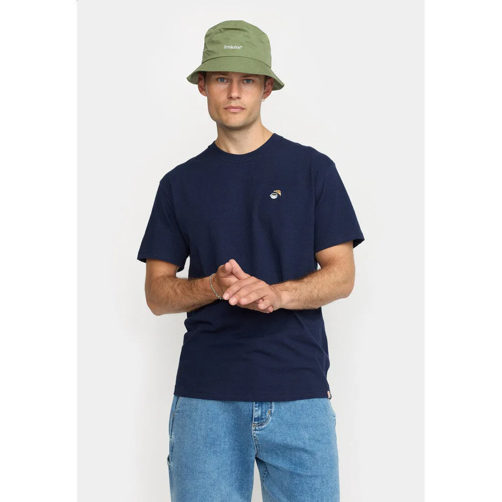 Application T-Shirt / 1390 ESS - Navy-melange sold by Revolution product image thumbnail 4