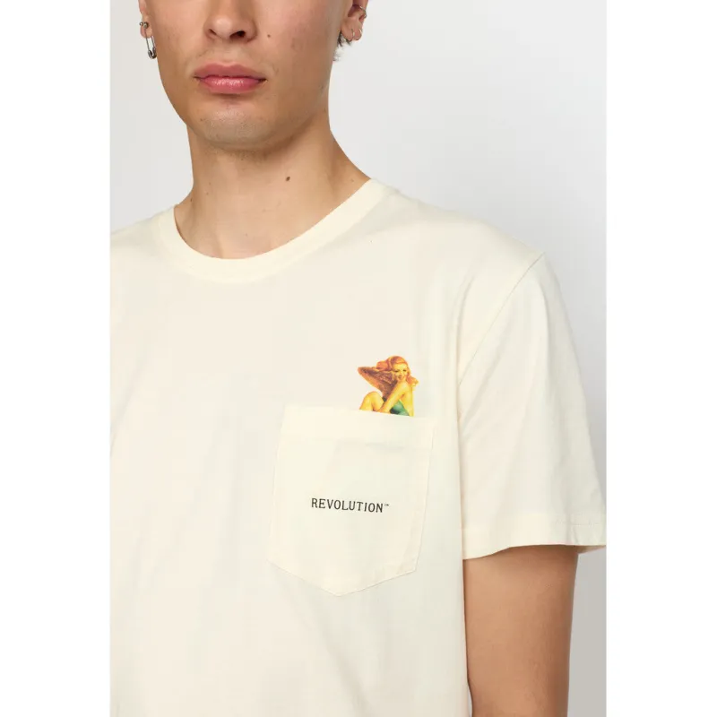 Application T-Shirt / 1391 P22 - Offwhite sold by Revolution