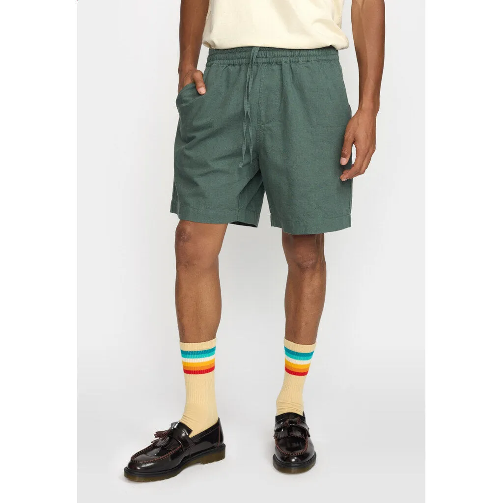 Linen Shorts / 4065 - Dustgreen sold by Revolution