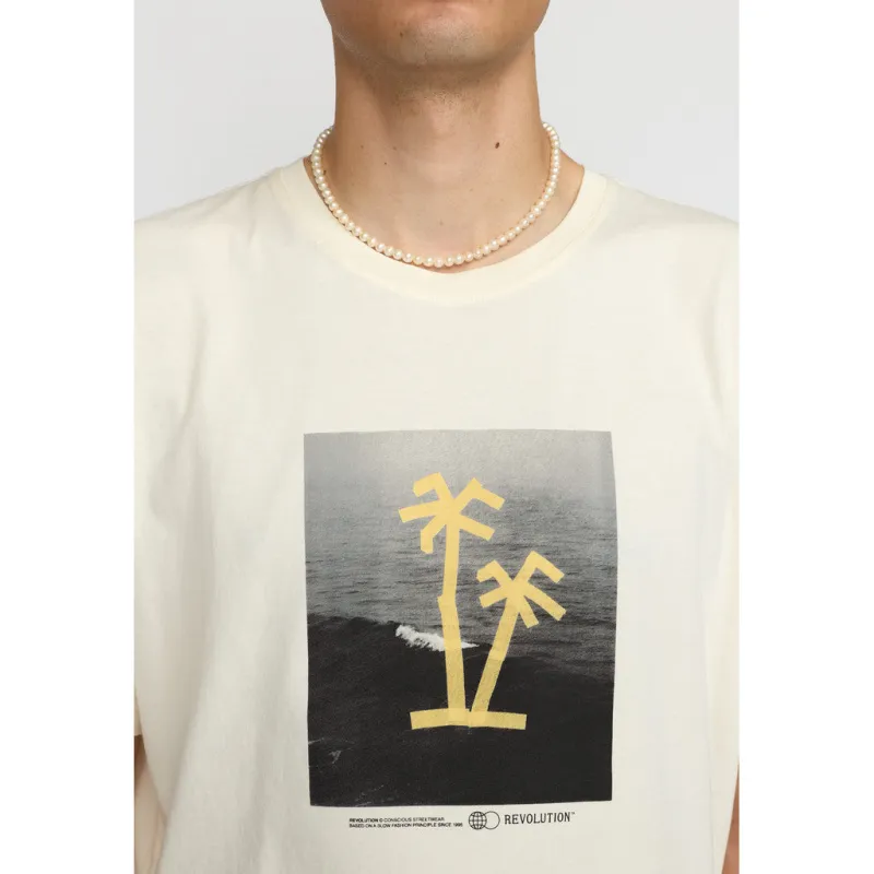 Printed T-shirt / 1392 TAP - Offwhite sold by Revolution