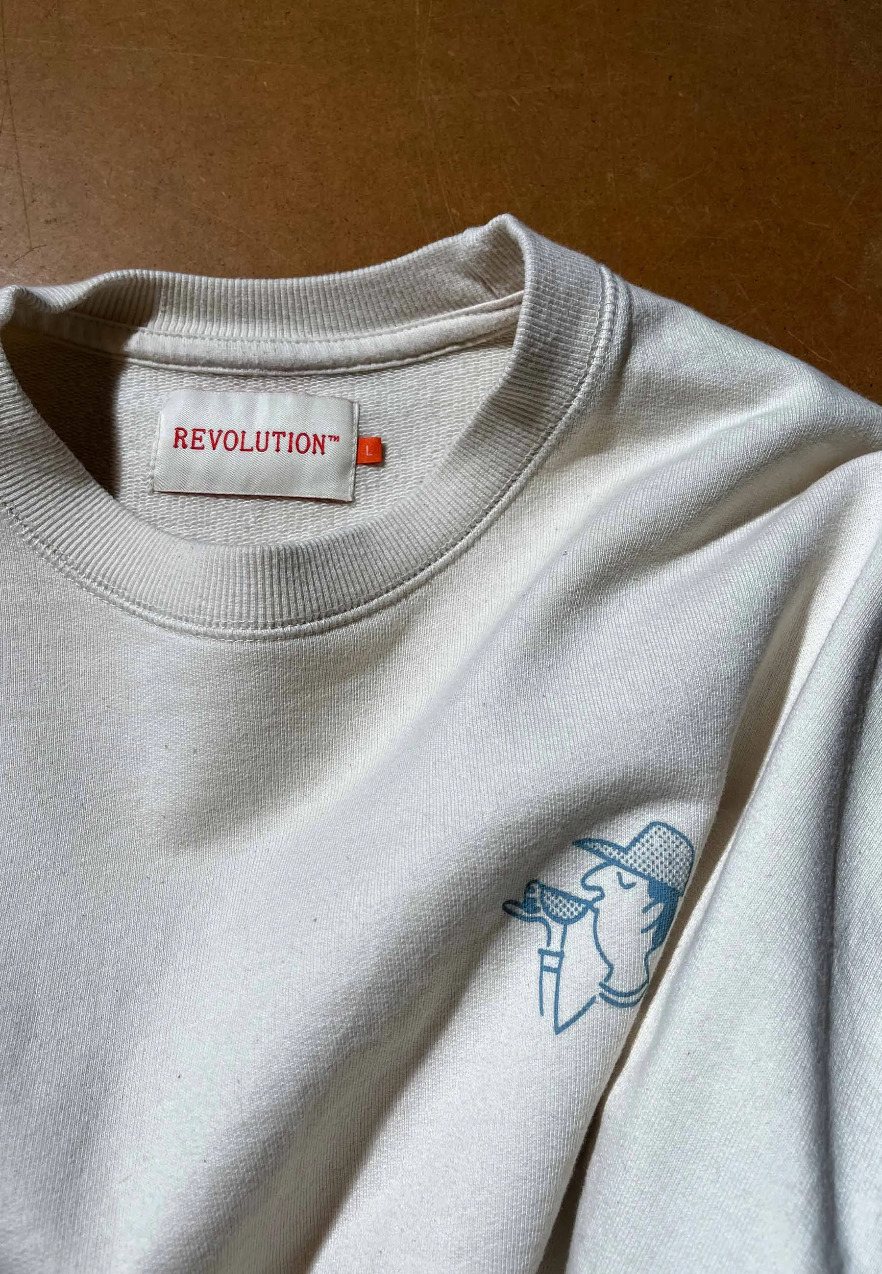 Loose Crewneck / V 2755 COF - Offwhite-melange sold by Revolution product image thumbnail 3