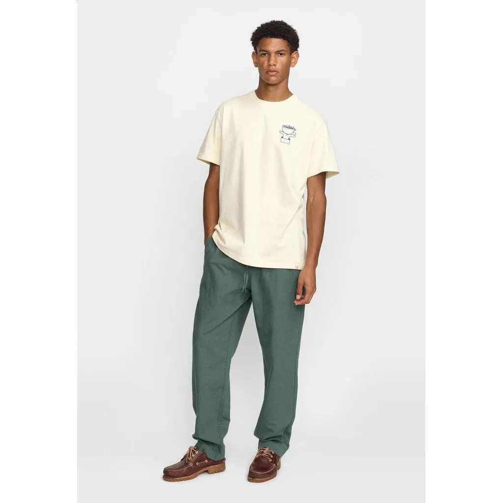 Linen Trousers / 5890 - Dustgreen sold by Revolution product image thumbnail 3