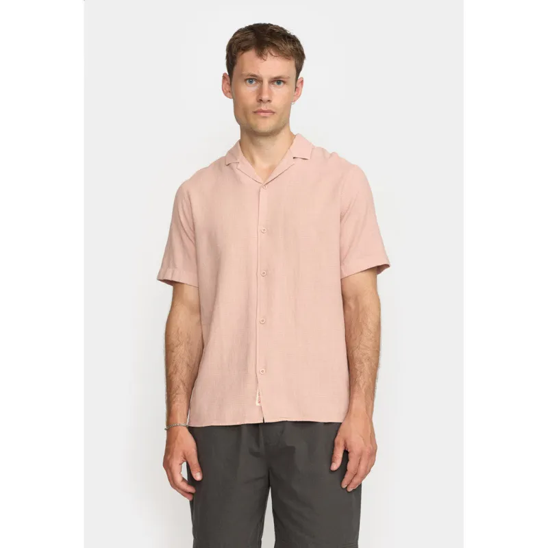 Short-sleeved Cuban Shirt / 3927 - Dustpurple sold by Revolution