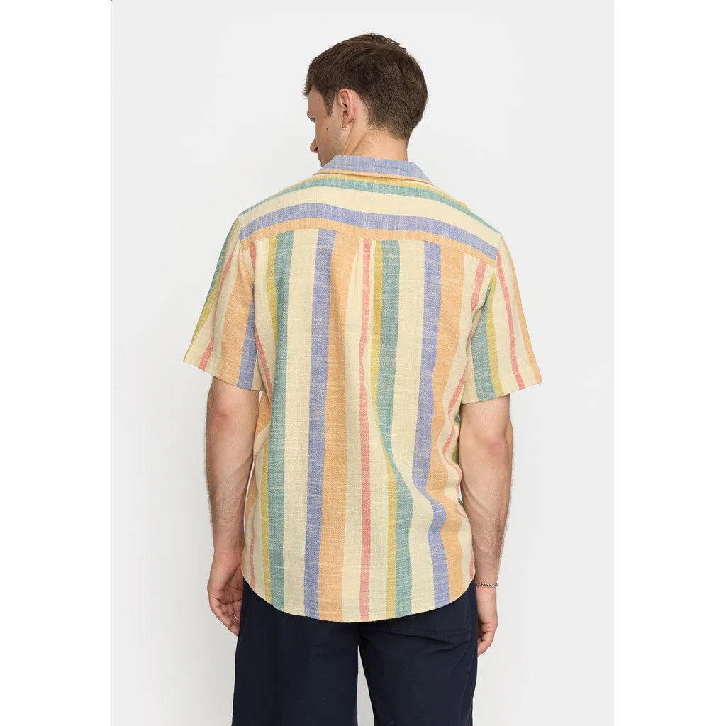 Short-sleeved Cuban Shirt / 3918 - Orange sold by Revolution product image thumbnail 4