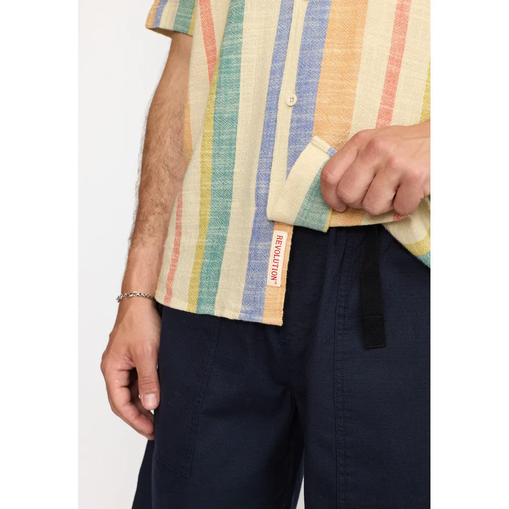 Short-sleeved Cuban Shirt / 3918 - Orange sold by Revolution product image thumbnail 5