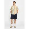 Short-sleeved Cuban Shirt / 3918 - Orange sold by Revolution