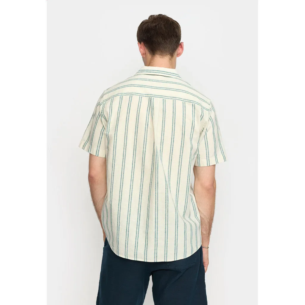Short-sleeved Cuban Shirt / 3865 - Petrol sold by Revolution product image thumbnail 3