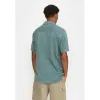 Terry Short-sleeved Cuban Shirt / 3823 - Blue sold by Revolution