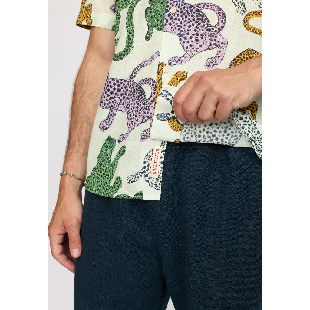 Short-sleeved Cuban Shirt / 3171 - Multi sold by Revolution product image thumbnail 4