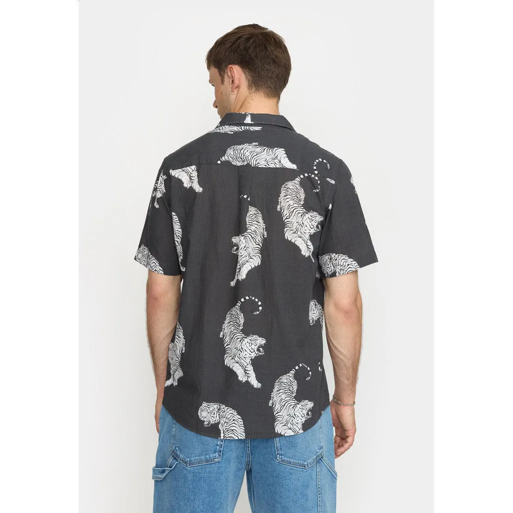 Short-sleeved Cuban Shirt / 3168 - Black sold by Revolution product image thumbnail 3