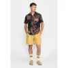Short-sleeved Cuban Shirt / 3167 - Black sold by Revolution