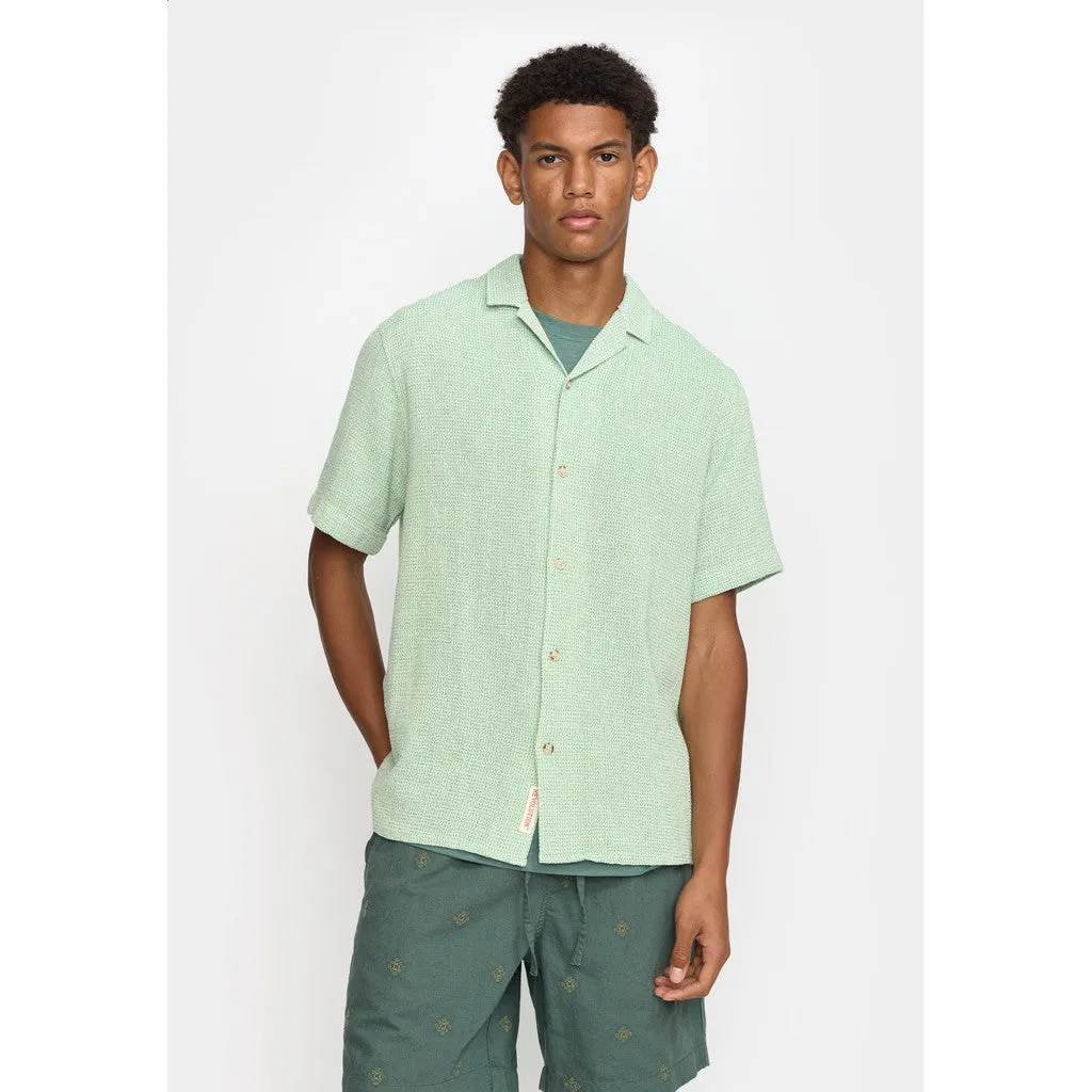 Short-sleeved Cuban Shirt / 3166 - Green sold by Revolution product image thumbnail 3