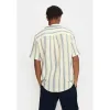 Short-sleeved Cuban Shirt / 3163 - Blue sold by Revolution