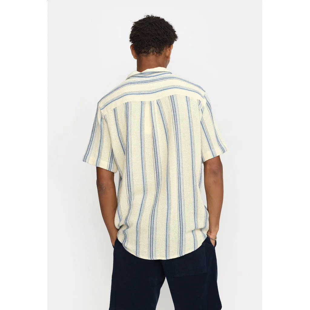 Short-sleeved Cuban Shirt / 3163 - Blue sold by Revolution product image thumbnail 3