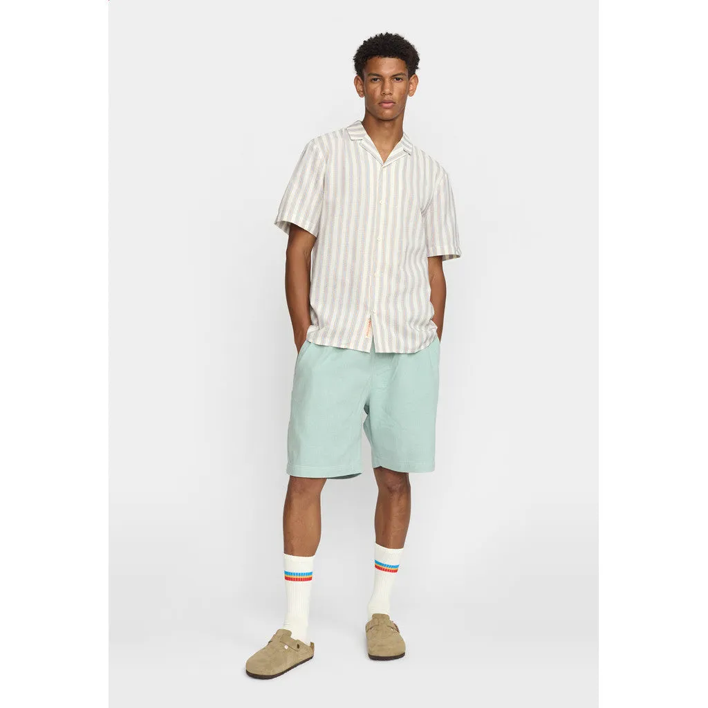 Short-sleeved Cuban Shirt / 3162 - Blue sold by Revolution product image thumbnail 2