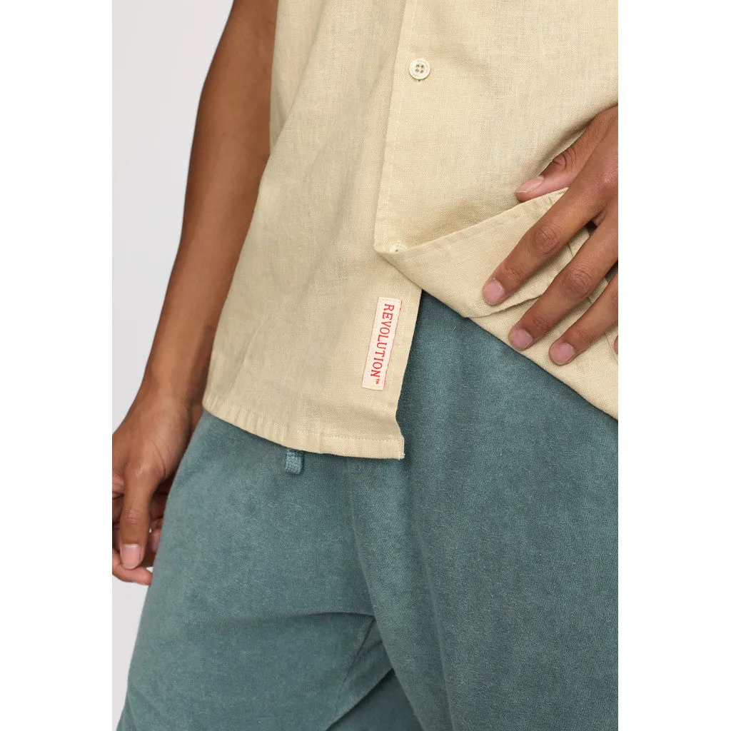 Short-sleeved Cuban Shirt / 3151 - Offwhite sold by Revolution product image thumbnail 4