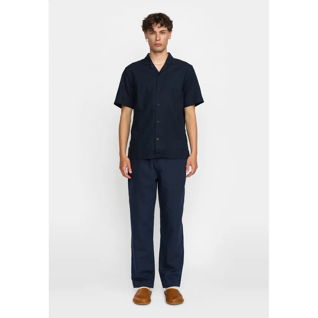 Short-sleeved Cuban Shirt / 3151 - Navy sold by Revolution product image thumbnail 2