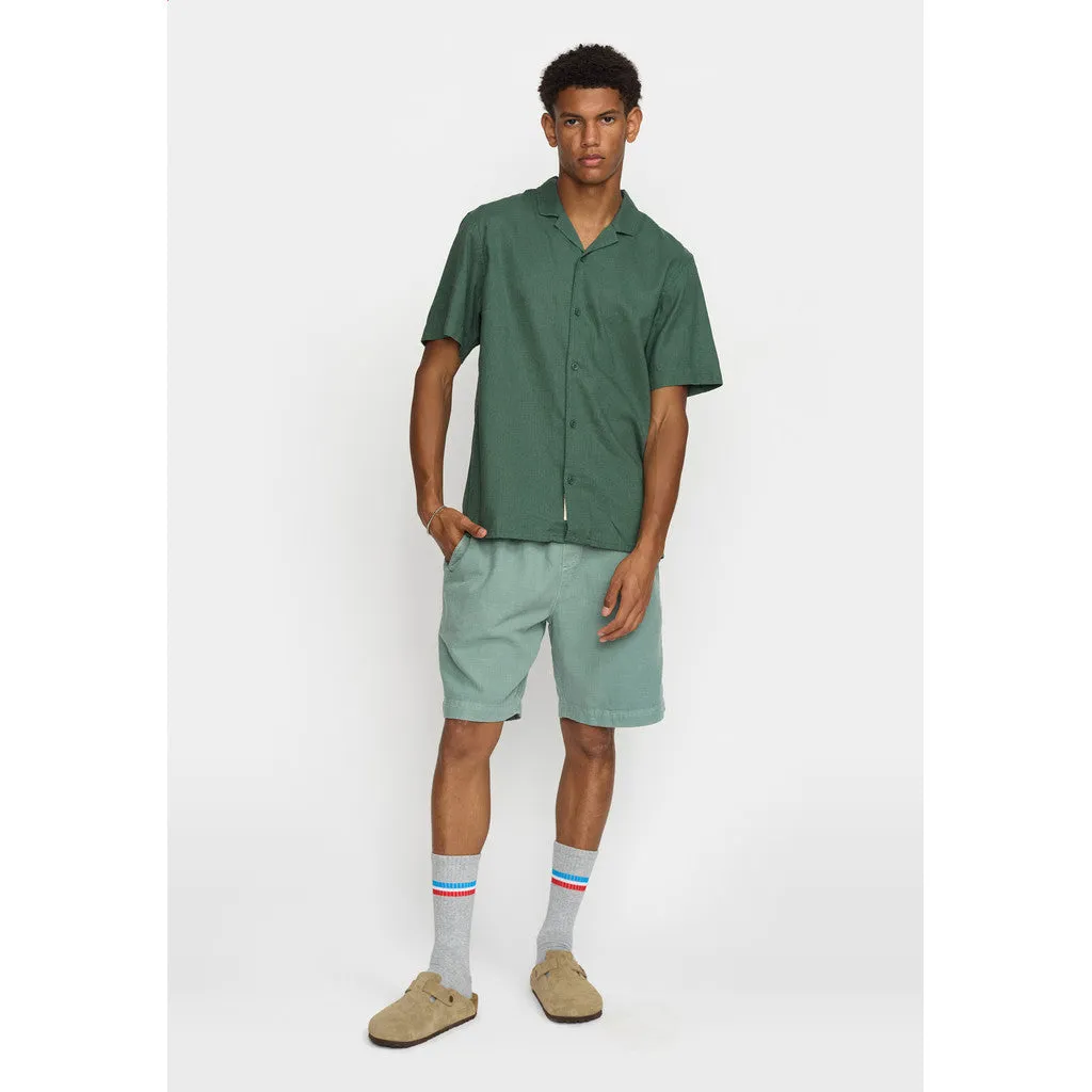 Short-sleeved Cuban Shirt / 3151 - Dustgreen sold by Revolution product image thumbnail 2