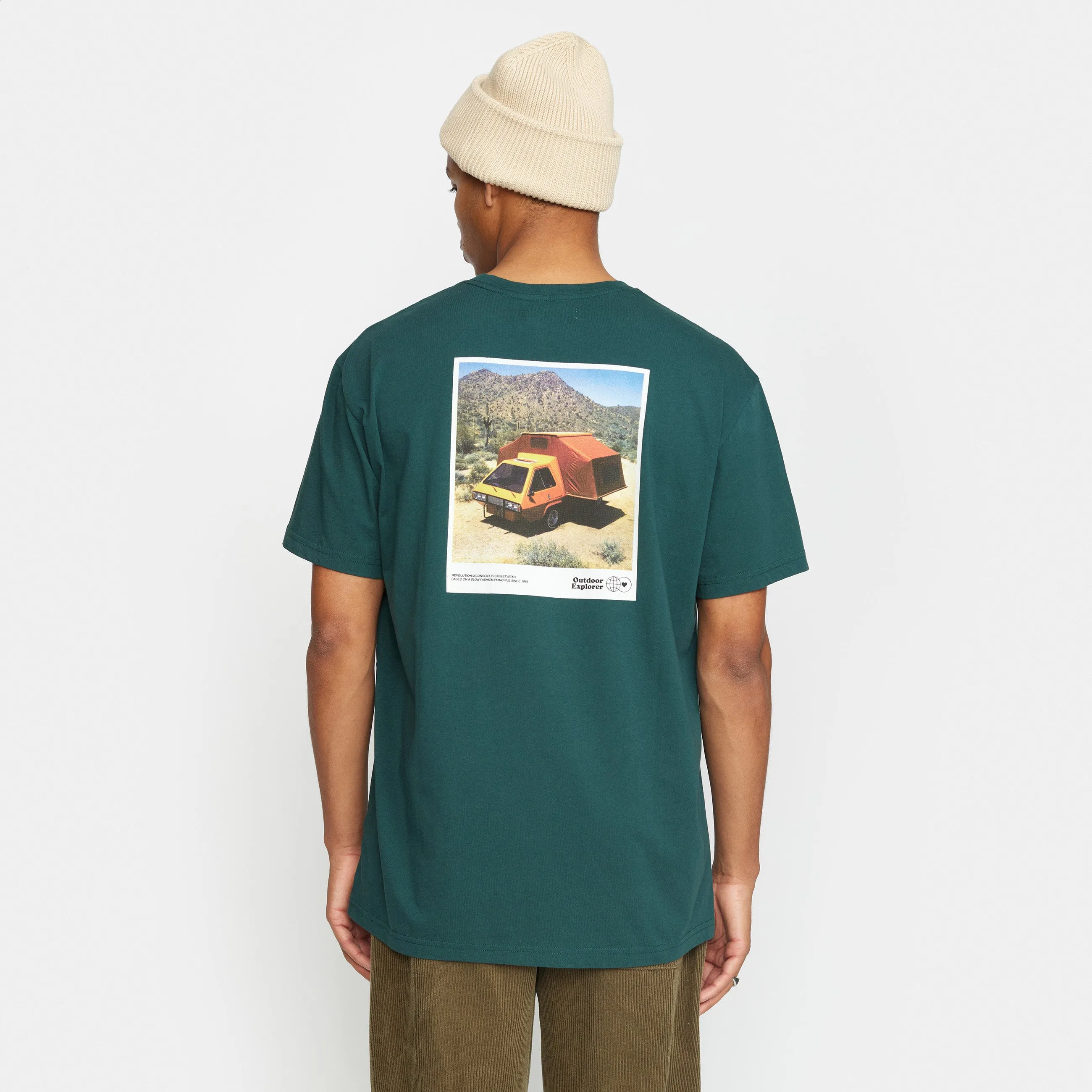 Printed T-shirt / 1382 WAG - Darkgreen sold by Revolution