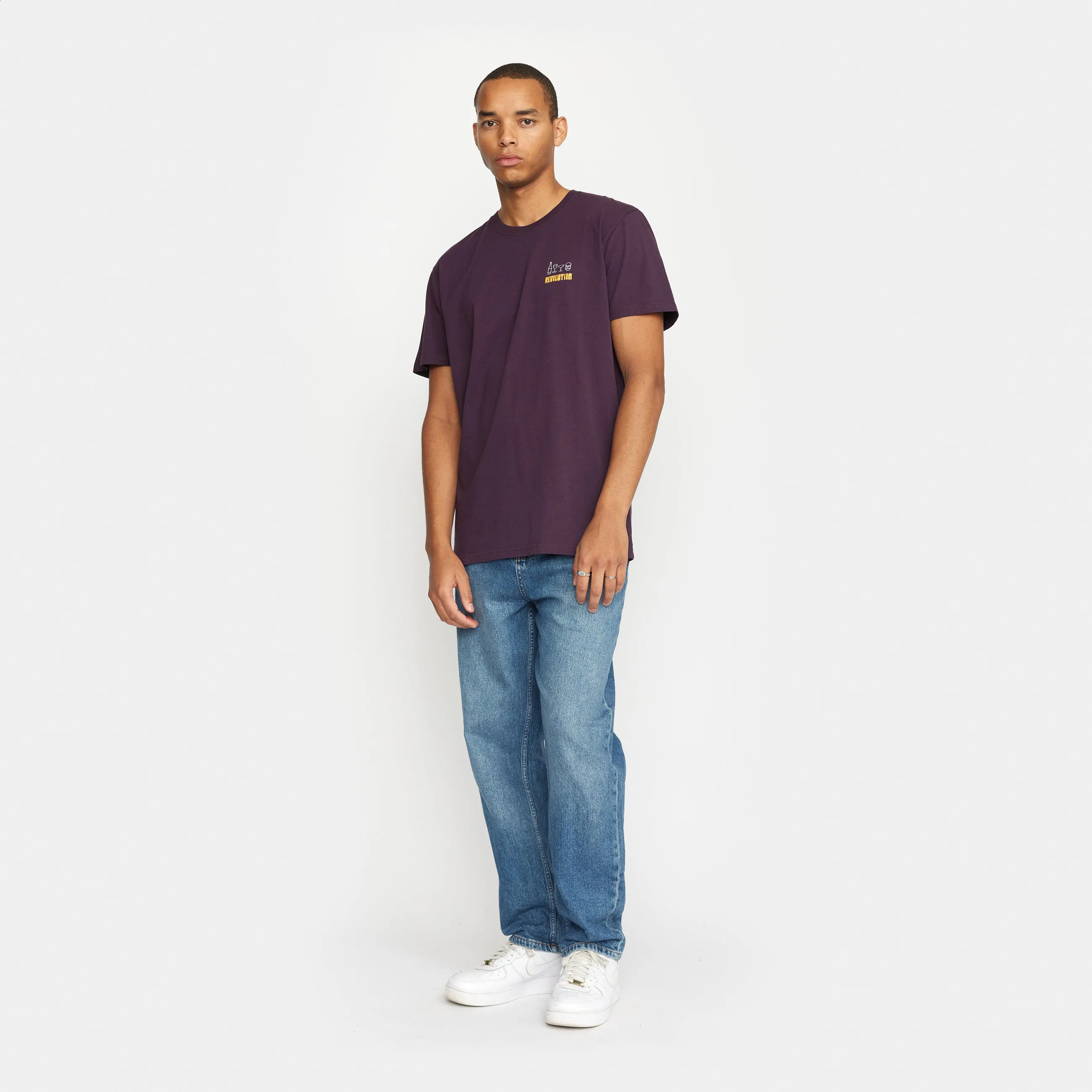 Printed T-shirt / 1374 BAR - Purple sold by Revolution product image thumbnail 4