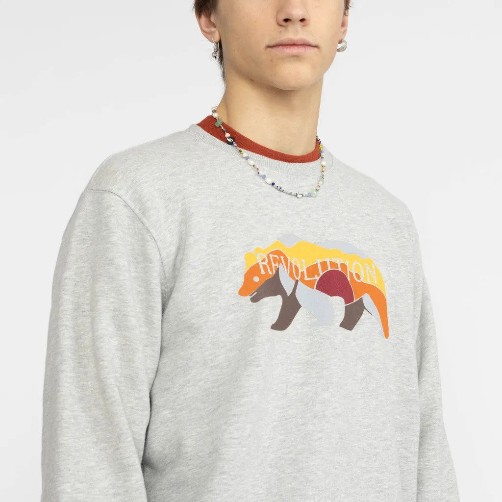 Crewneck / 2758 BEA - Grey-melange sold by Revolution product image thumbnail 5