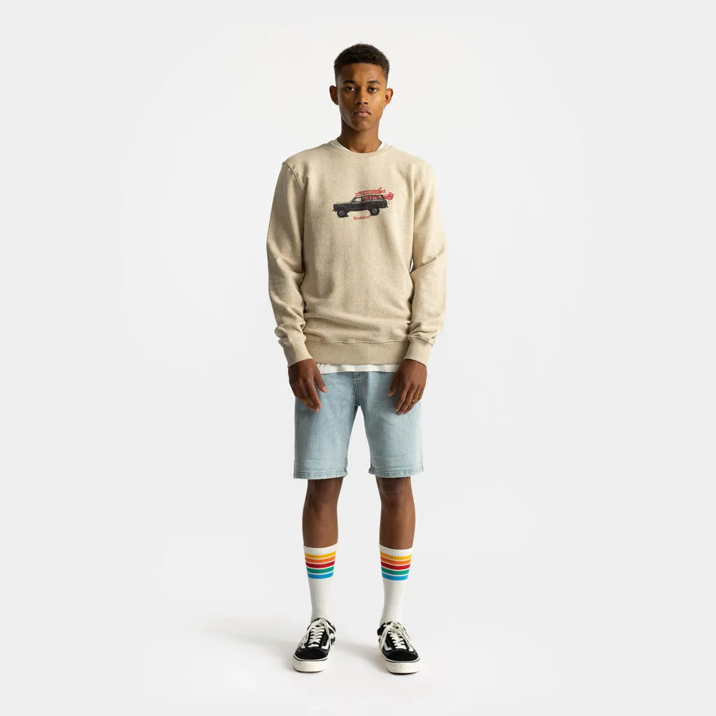 Crewneck / 2749 PAC - Khaki-melange sold by Revolution product image thumbnail 3