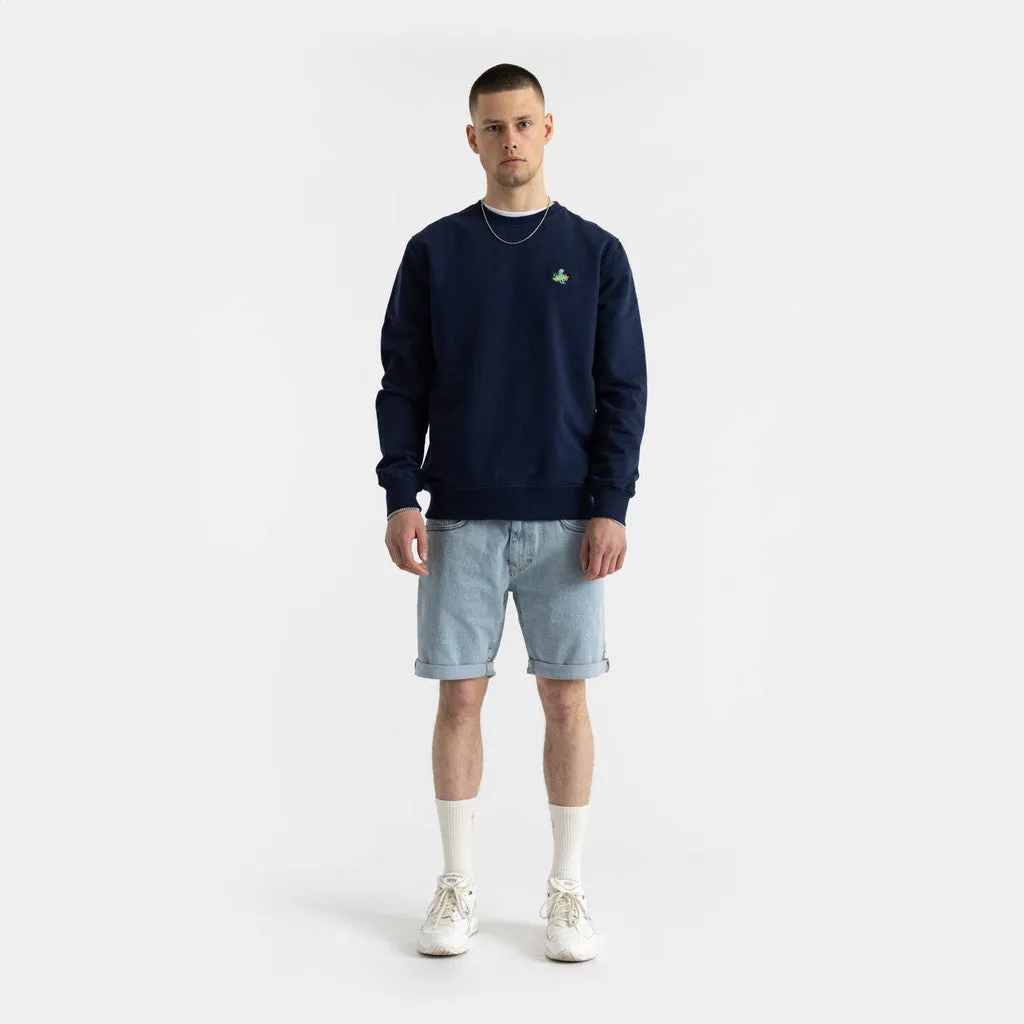 Crewneck / 2746 CAT - Navy-melange sold by Revolution product image thumbnail 3