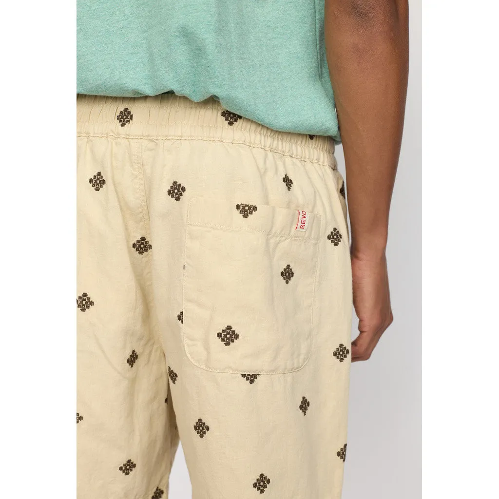 Linen Shorts / 4075 - Offwhite sold by Revolution product image thumbnail 5