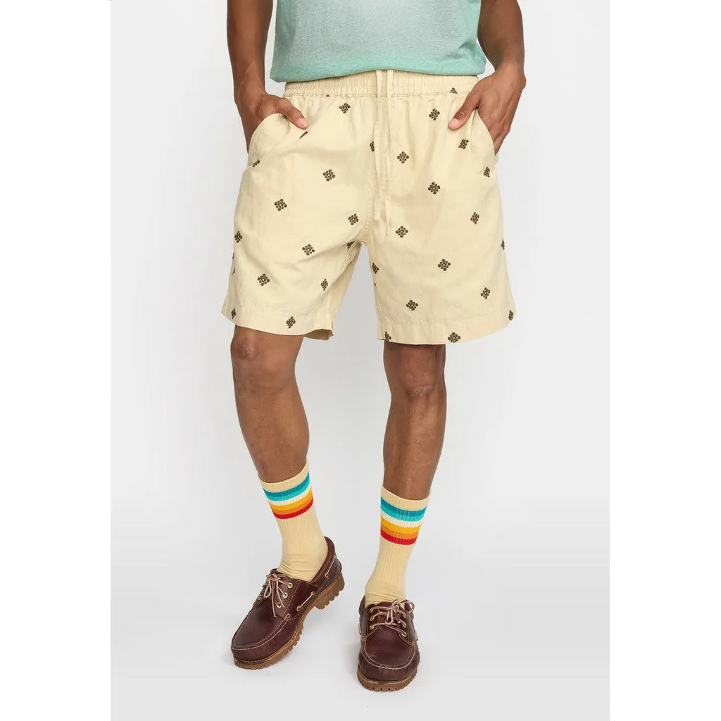 Linen Shorts / 4075 - Offwhite sold by Revolution