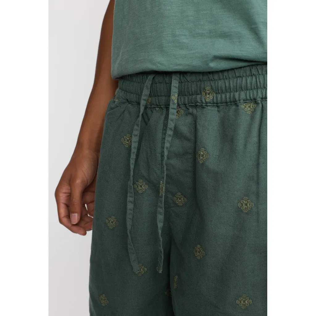 Linen Shorts / 4075 - Dustgreen sold by Revolution product image thumbnail 4