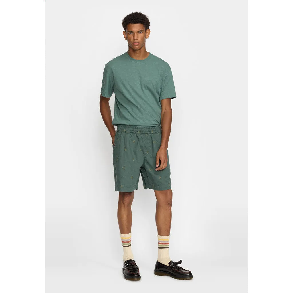 Linen Shorts / 4075 - Dustgreen sold by Revolution product image thumbnail 3