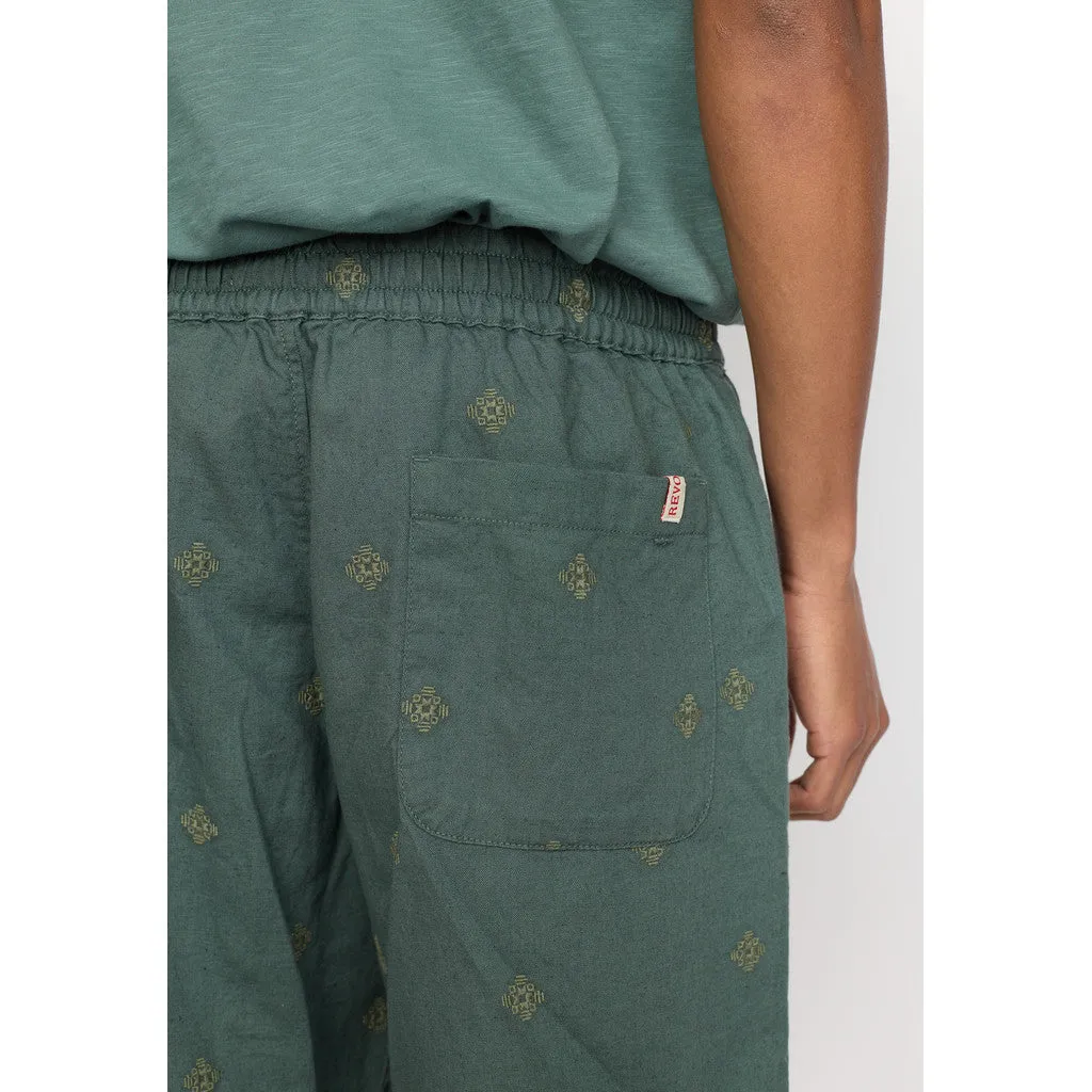 Linen Shorts / 4075 - Dustgreen sold by Revolution product image thumbnail 5