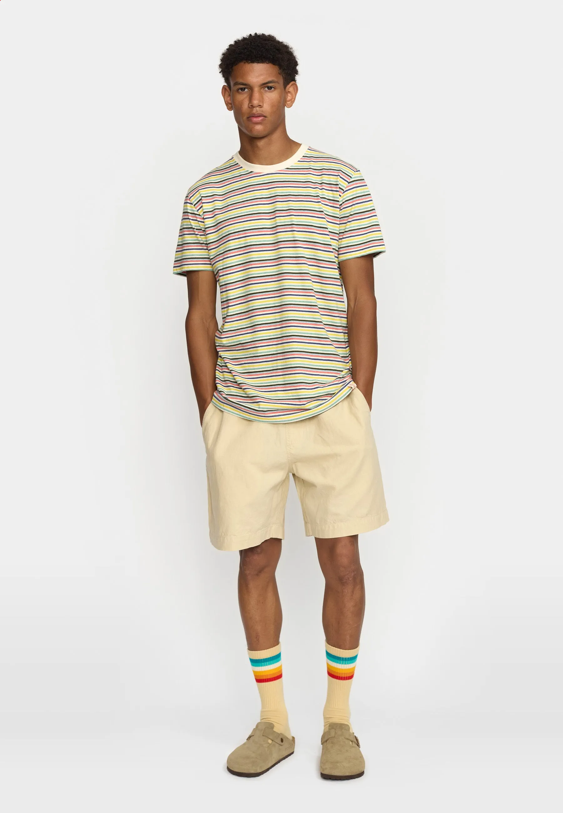 Linen Shorts / 4065 - Offwhite sold by Revolution product image thumbnail 3
