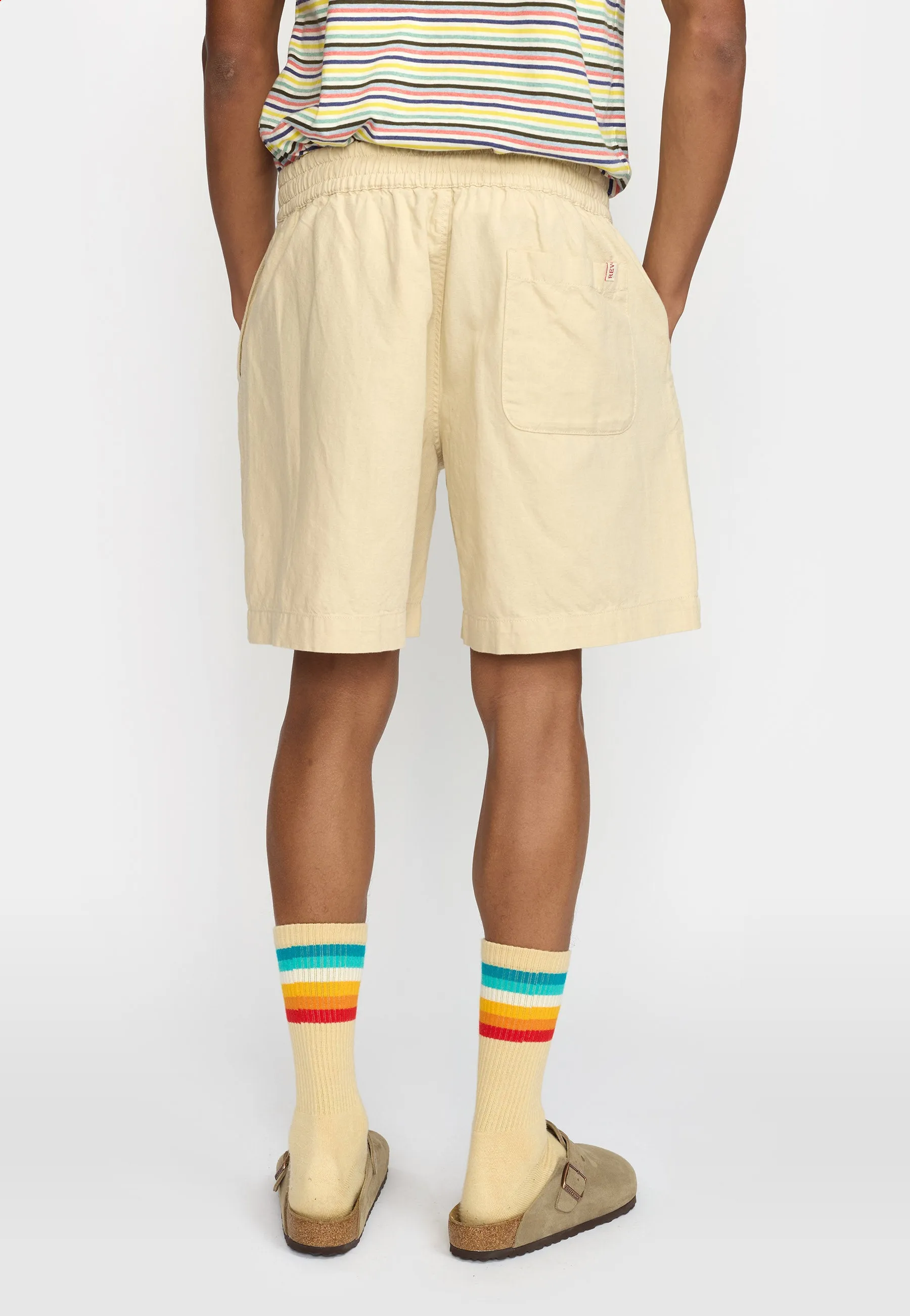 Linen Shorts / 4065 - Offwhite sold by Revolution product image thumbnail 2