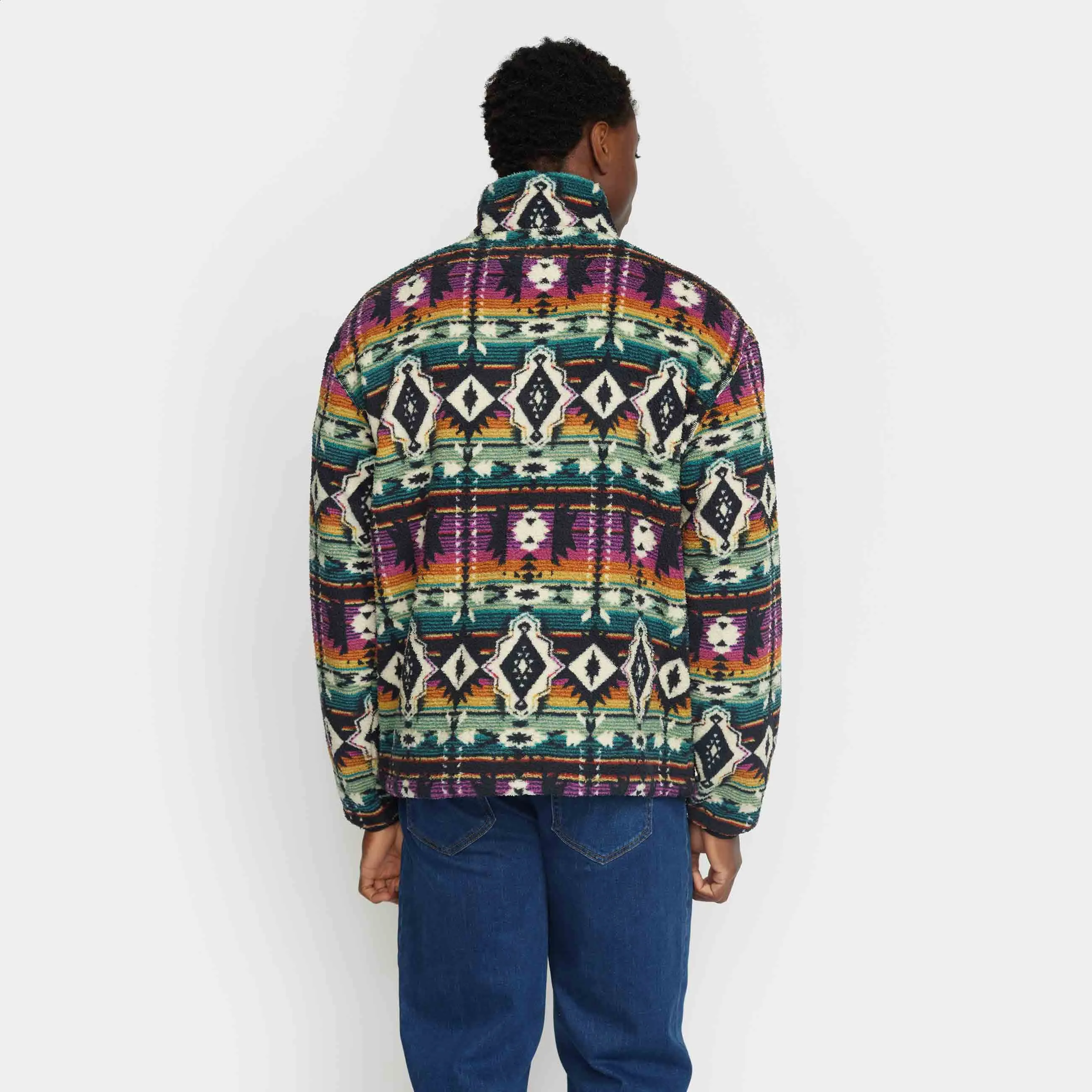Printed Fleece Jacket / 7011 - Black sold by Revolution product image thumbnail 3