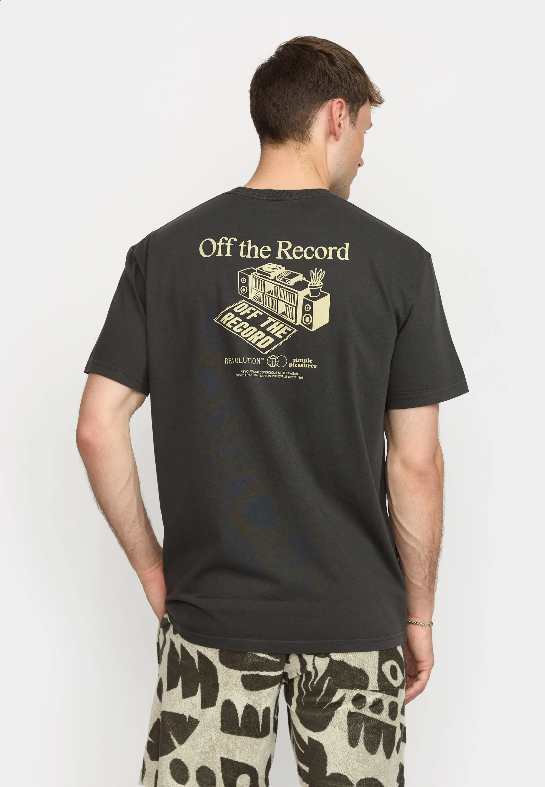 Printed T-shirt / 1389 REC - Black sold by Revolution product image thumbnail 5