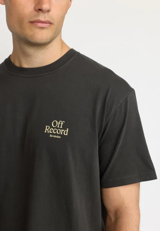 Printed T-shirt / 1389 REC - Black sold by Revolution