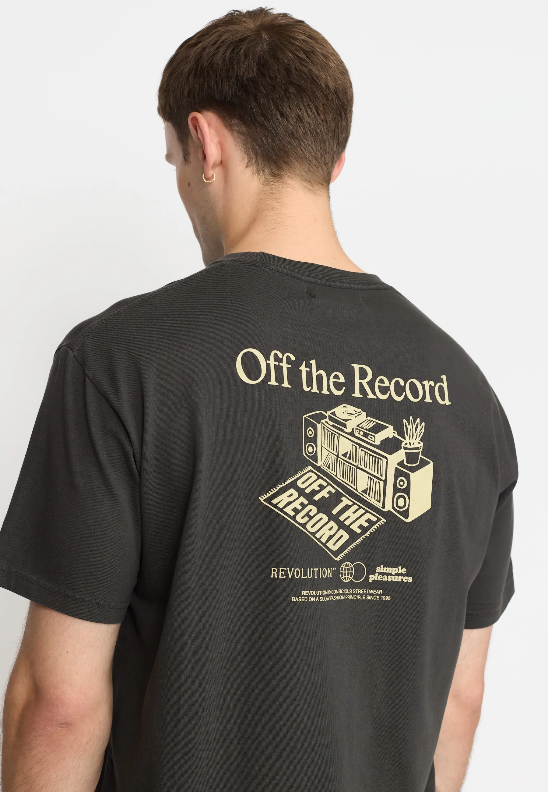 Printed T-shirt / 1389 REC - Black sold by Revolution product image thumbnail 2
