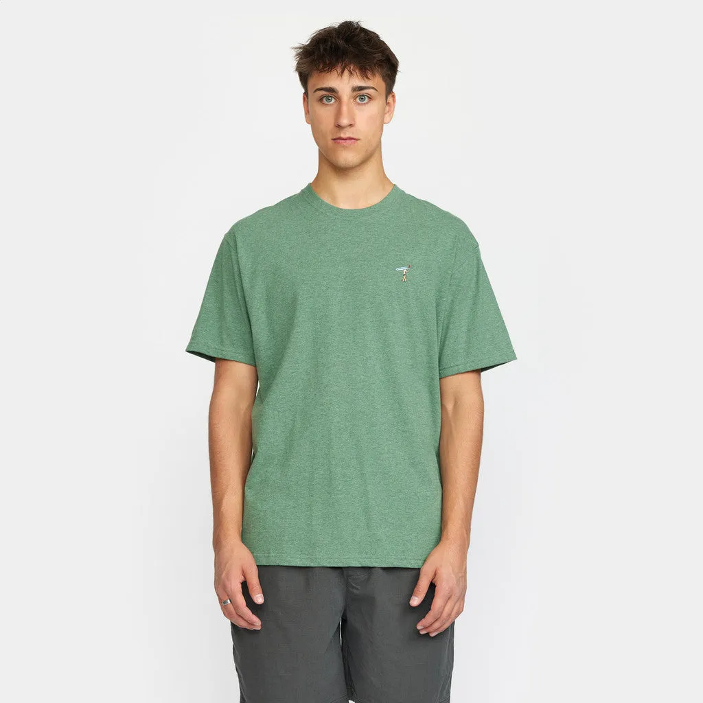 Loose T-shirt / 1366 GIR - Dustgreen-melange sold by Revolution product image thumbnail 3