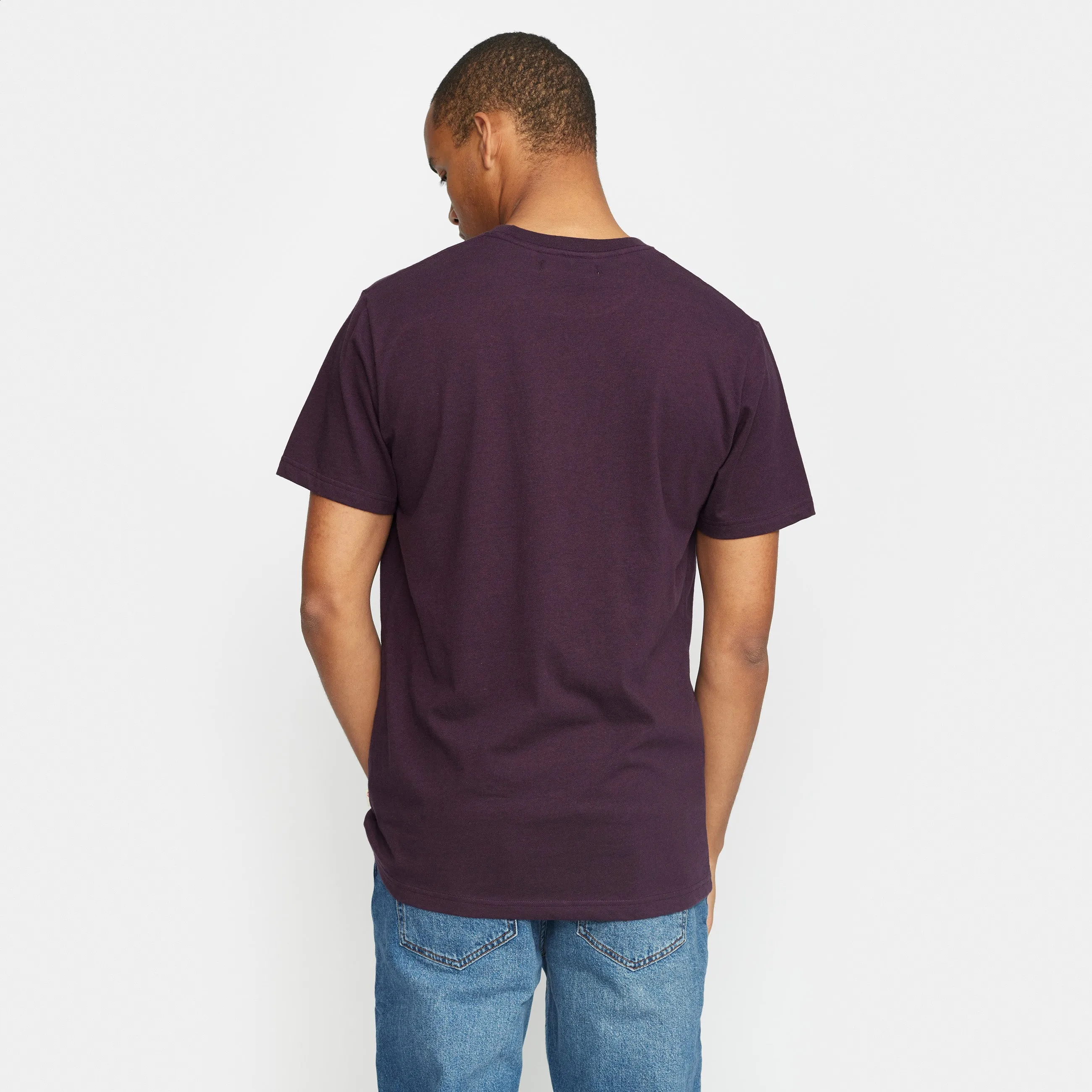 Regular T-shirt / 1051 - Darkpurple-melange sold by Revolution product image thumbnail 4