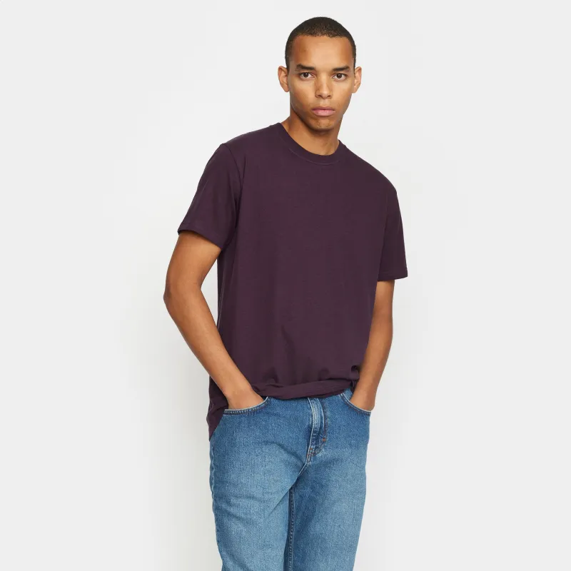 Regular T-shirt / 1051 - Darkpurple-melange sold by Revolution