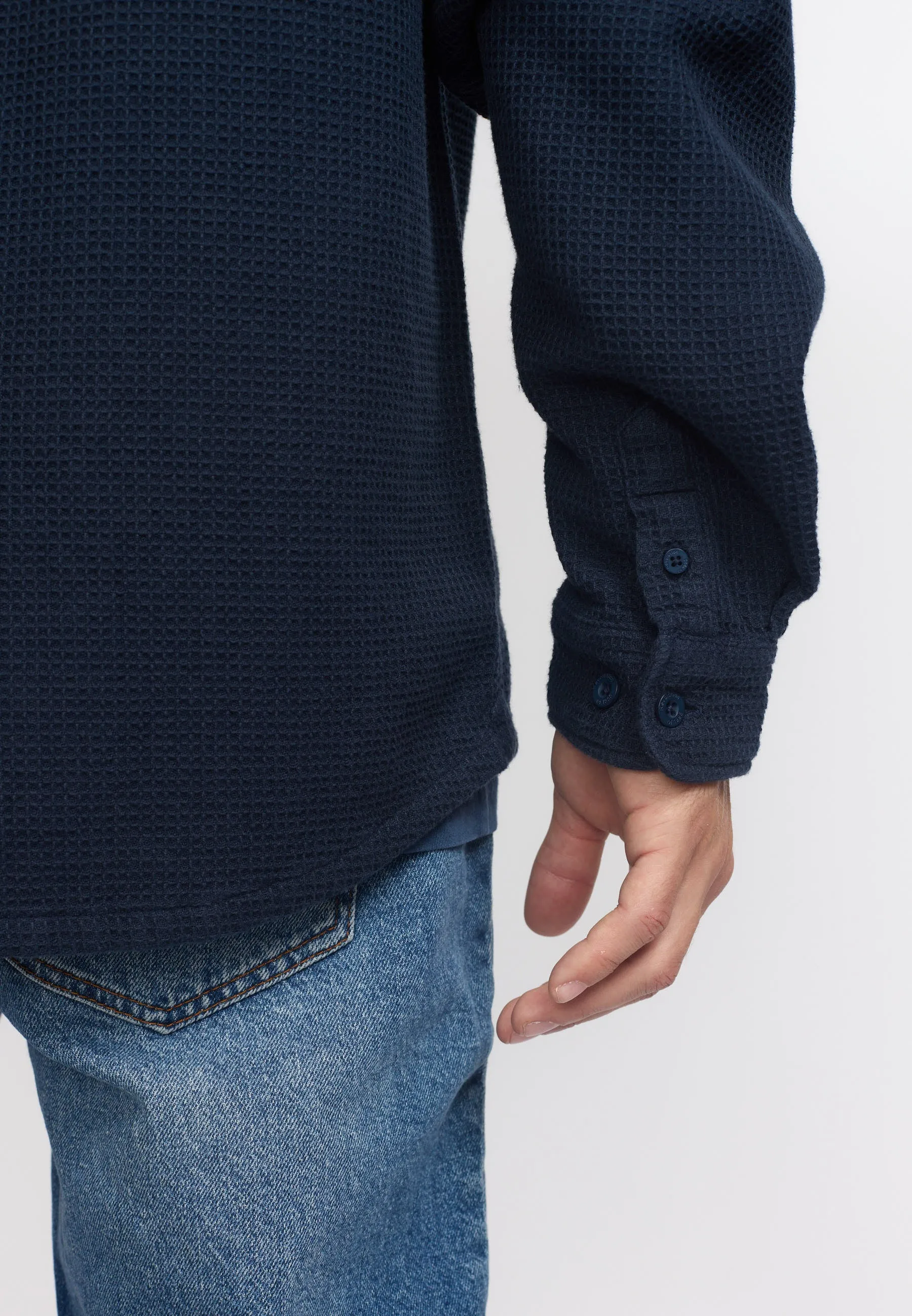 Loose Shirt / 3187 - Navy sold by Revolution product image thumbnail 5