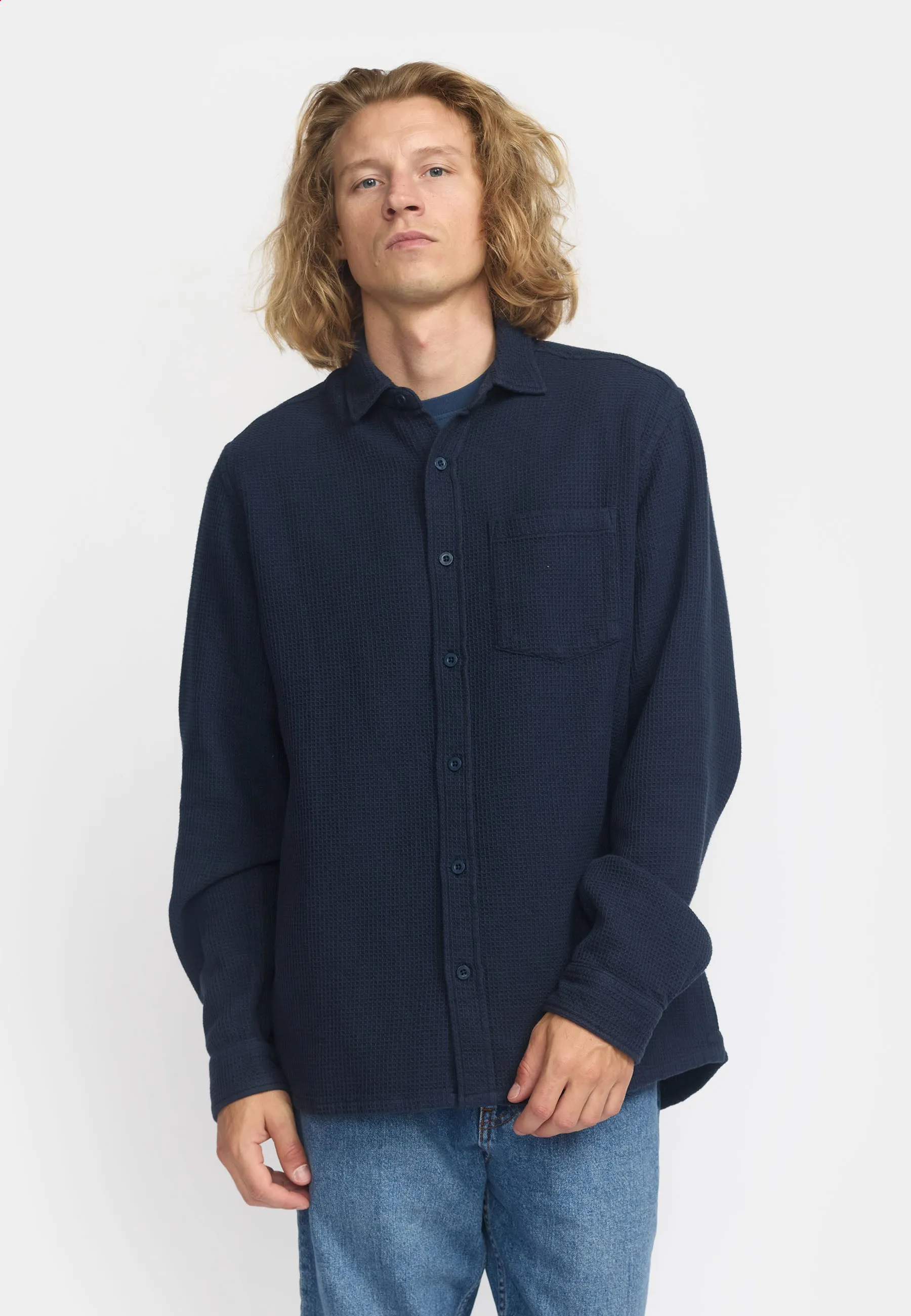 Loose Shirt / 3187 - Navy sold by Revolution