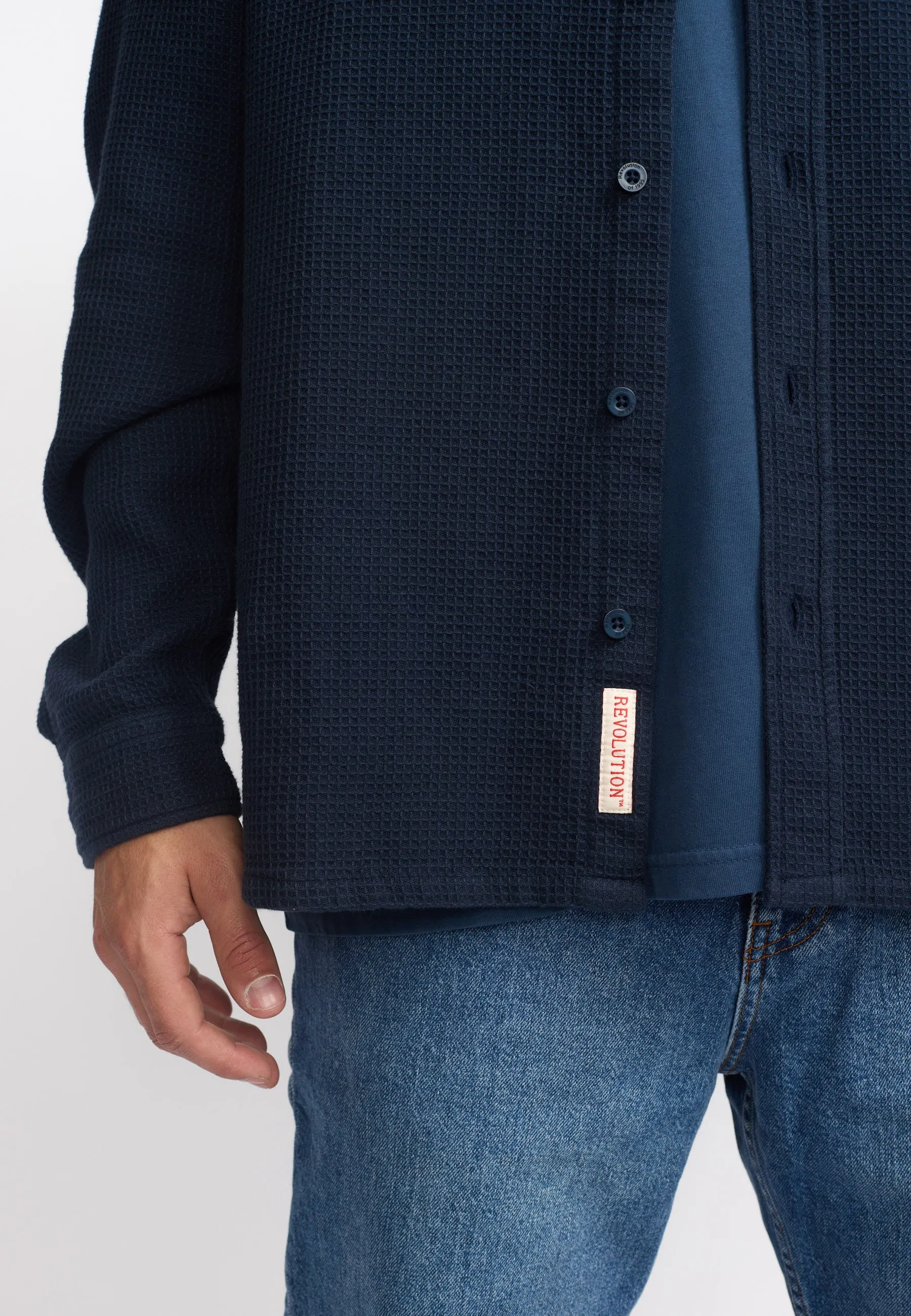 Loose Shirt / 3187 - Navy sold by Revolution product image thumbnail 4